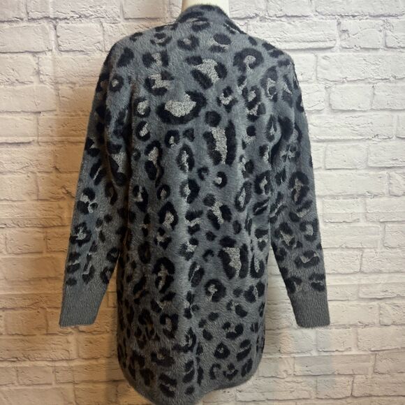 Evolution By Cyrus Women’s NWT Cozy Cheetah Print Cardigan Size Small - Picture 5 of 9